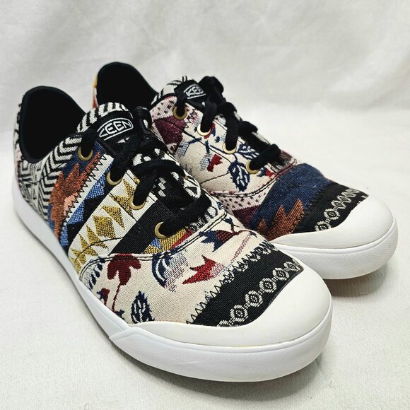 KEEN ELSA IV SNEAKERS AZTEC PATTERN LOW TOP SHOES WOMEN'S SIZE 8 - Picture 4 of 10